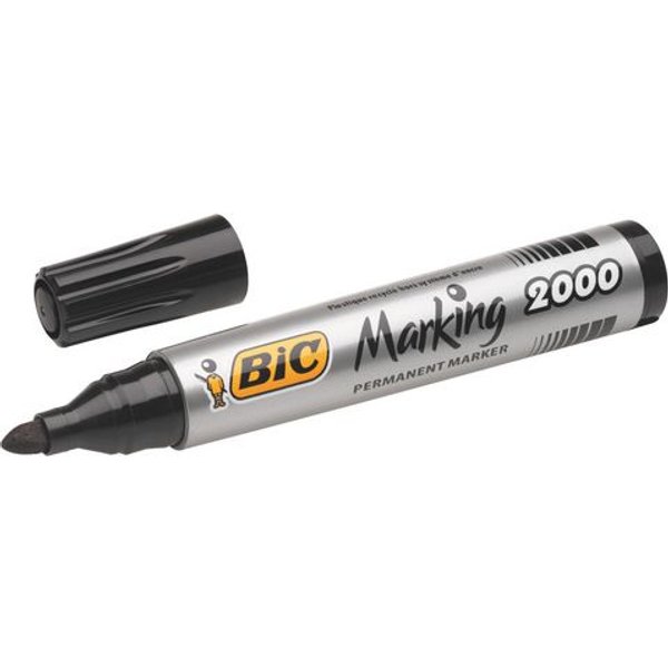 Viltstift Bic 2300 ecolutions schuin medium zwart