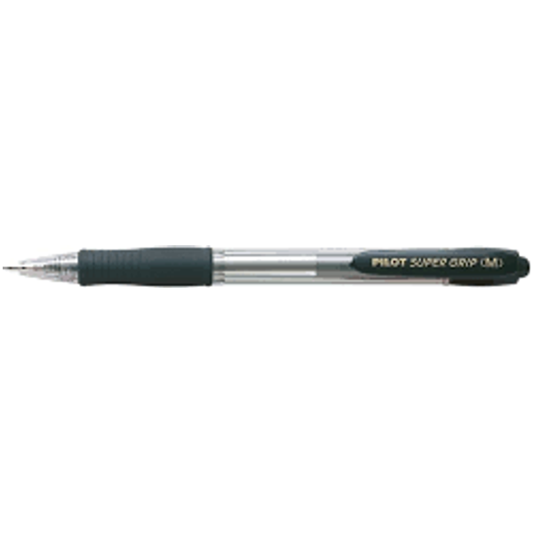Balpen PILOT Super Grip medium zwart