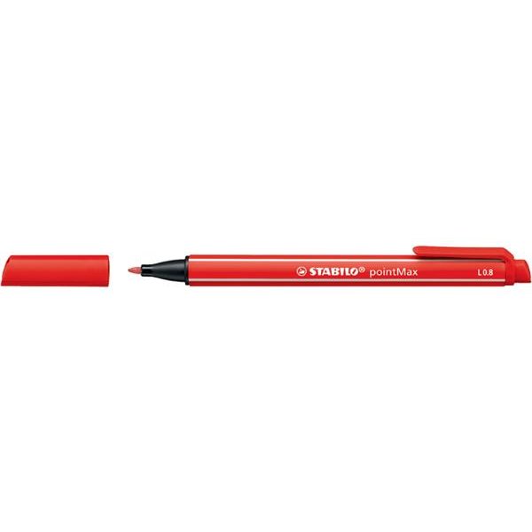 Viltstift STABILO pointMax 488/48 karmijnrood