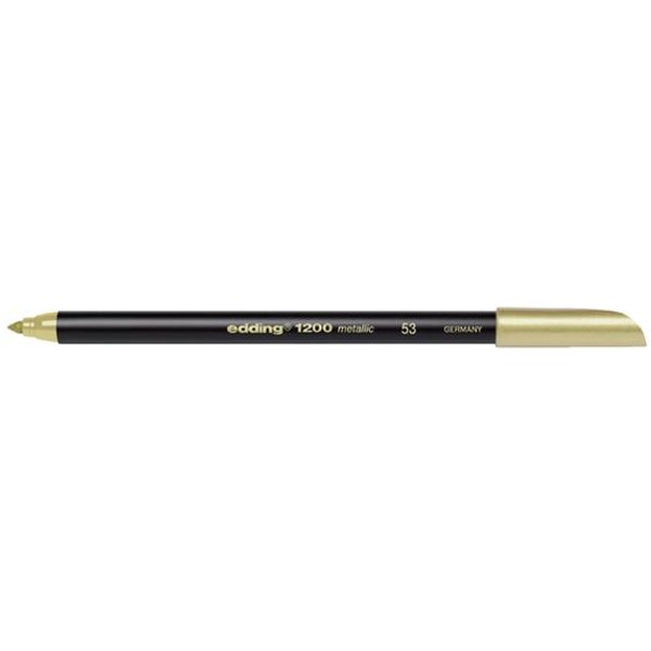 Fineliner edding 1200 053 fijn metallic goud