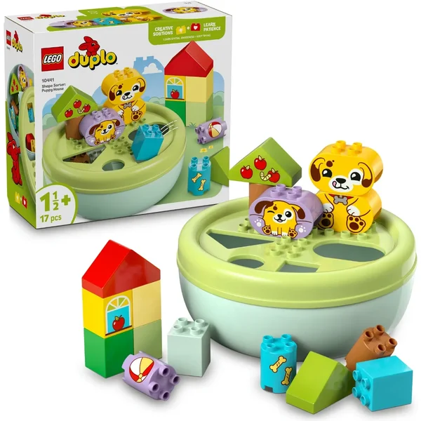 LEGO® Duplo® My First Shape Sorter: Puppy House Toddler Learning Toy 10441