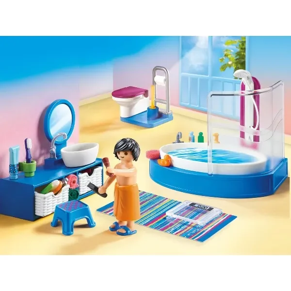Playmobil 70211 Dollhouse Furnished Bathroom