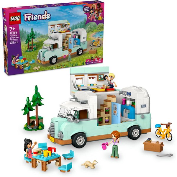LEGO® Friends Friendship Camper Van Adventure Toy Set 42663