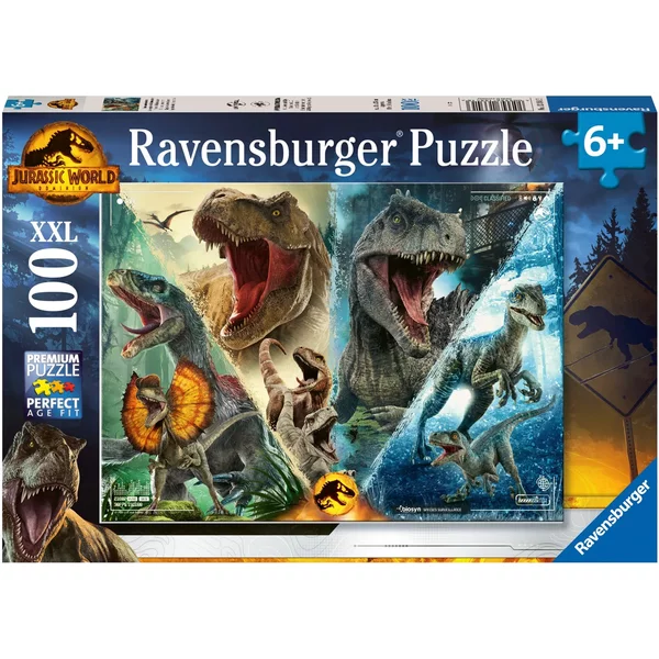Ravensburger Jurassic World Dominion -Species Surveillance Xxl 100 Piece Jigsaw Puzzle