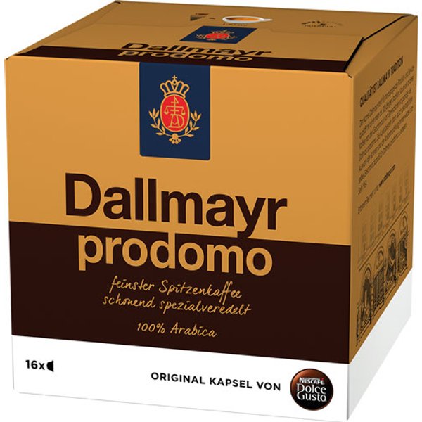 Nescafé Dolce Gusto Dallmayr Prodomo 5, 16 Kaffeekapseln, 112g