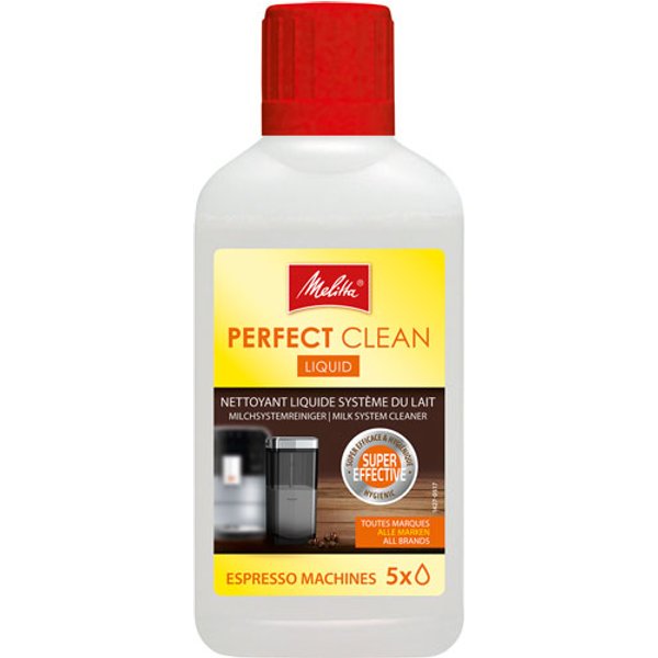 Melitta Perfect Clean Liquid, Milchsystem-Reiniger, 250ml