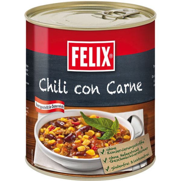 Felix Chili con Carne, mit pikanter Chiliwürzung, 800g