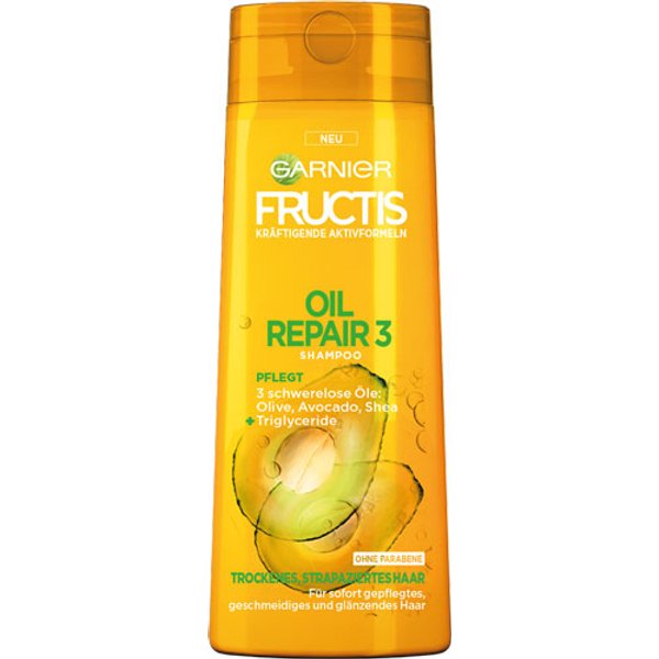 Garnier Fructis Oil Repair 3 Nährendes Shampoo, für trockenes Haar, 250 ml