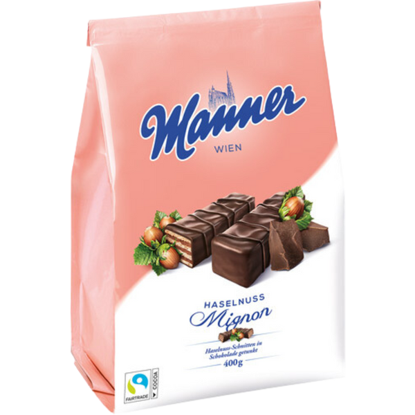 Manner Schnitten Haselnuss-Mignon, 400 Gramm Packung