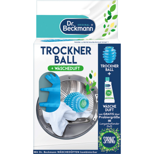 Dr. Beckmann Trocknerball + Wäscheduft, 2 Stück