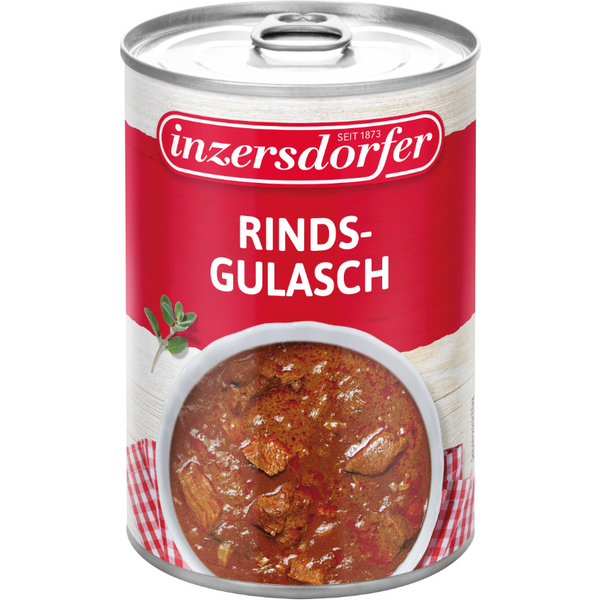Inzersdorfer Rindsgulasch, 400 Gramm Dose