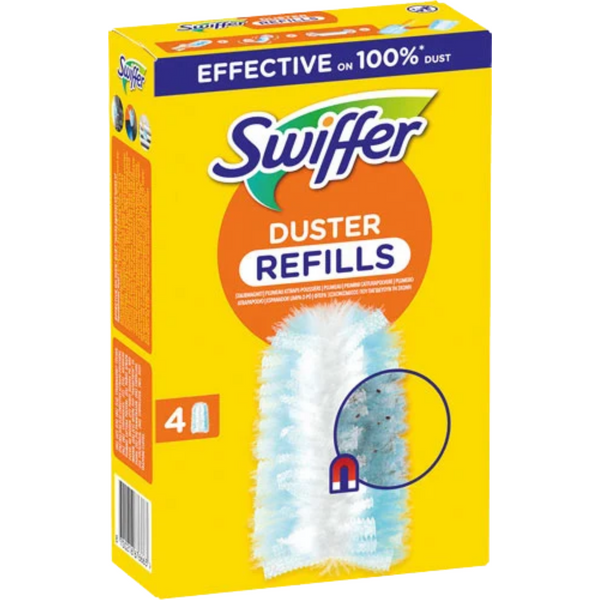 Swiffer Duster Refills Staubmagnet Tücher, Nachfüll-Pack, 4 Stück