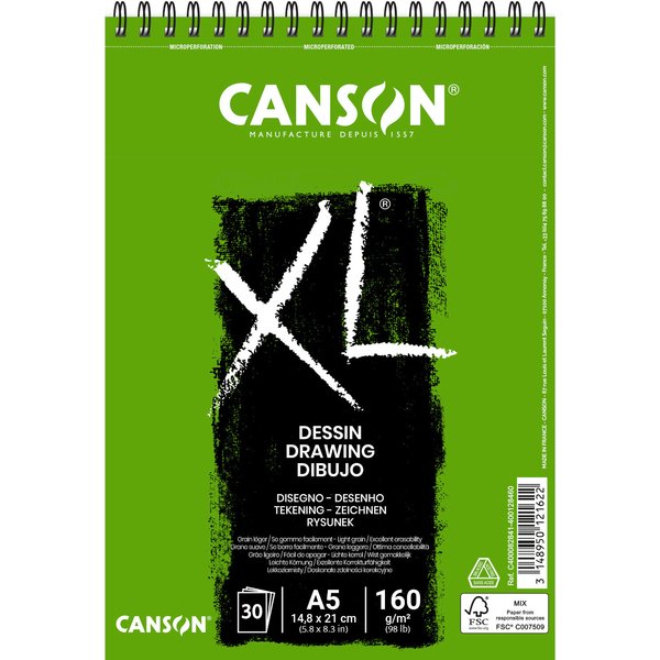 Xl Dessin Spiralblock 30 Blatt-image