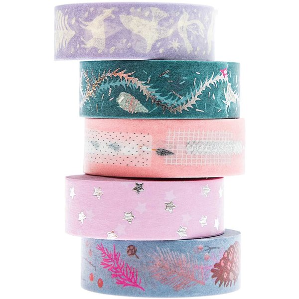 Paper Poetry Tape-Set Nostalgic Christmas Pastell 1,5Cm 10M 5 StüCk-image