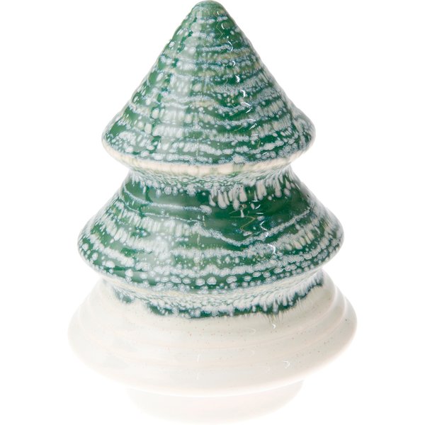 Porzellan Tannenbaum GrüN-Weiß-image