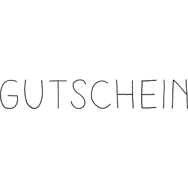 Rico Design Stempel Gutschein 7,5X2Cm-image