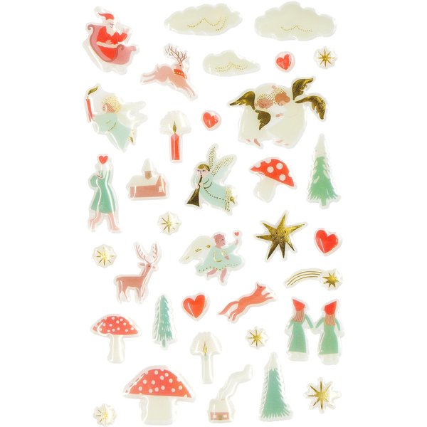 Rico Design Paper Poetry Gelsticker Advent Advent 1 Bogen-image