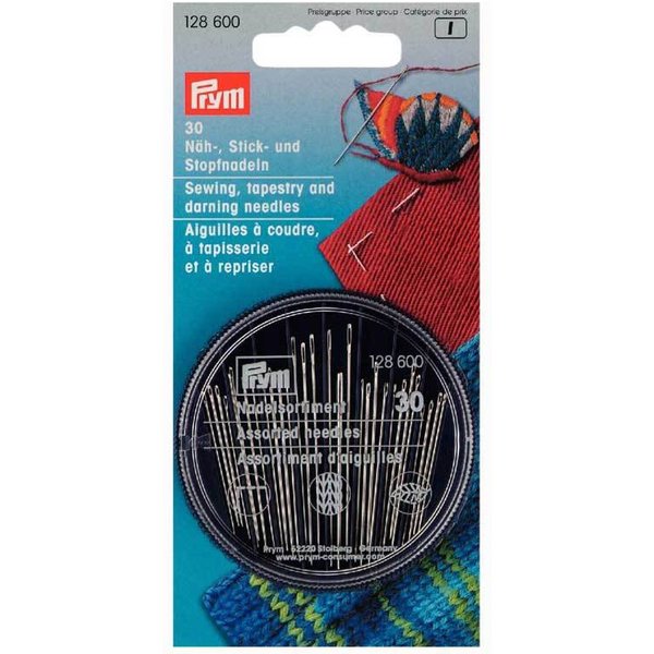 Prym NäH-,Stick- Und Stopfnadeln Mit Nadeldose 30 StüCk-image