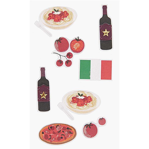 Rico Design Paper Poetry 3D Sticker Italien-image