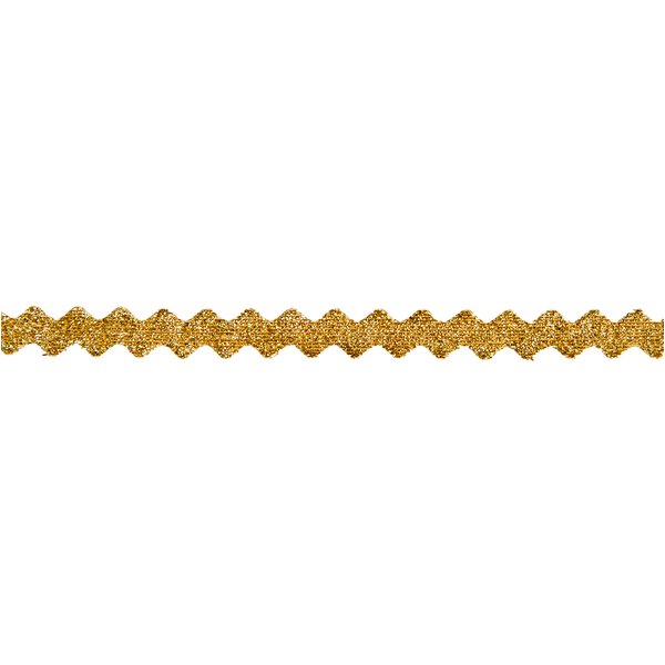 Glitzerband Wellig Gold-image