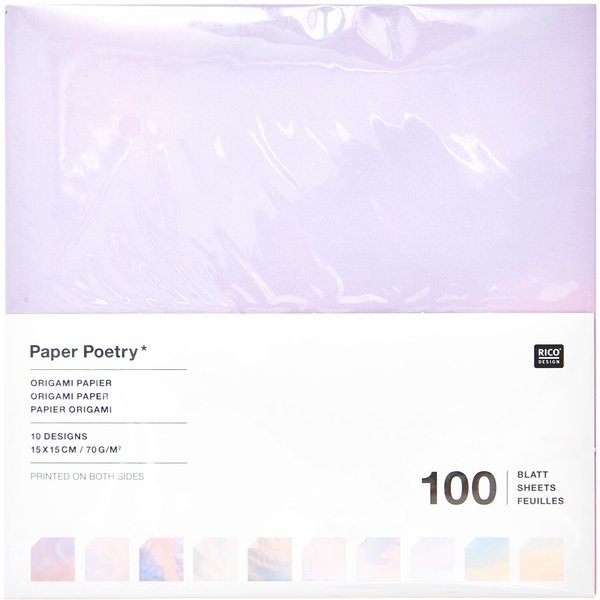 Rico Design Paper Poetry Origamipapier The Sky Is The Limit 100 Blatt-image