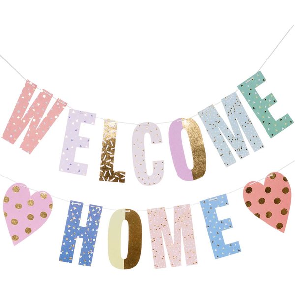 Rico Design Paper Poetry Girlande Welcome Home 3M-image