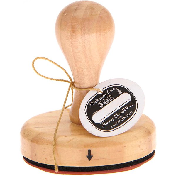 Rico Design Stempel Made With Love For... 5X7Cm Oval-image