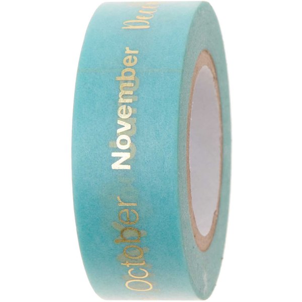 Rico Design Paper Poetry Tape Monate 1,5Cm 10M-image