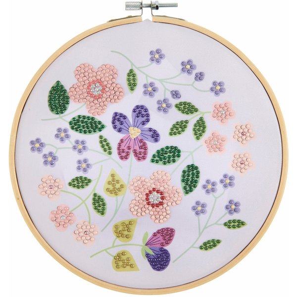 Rico Design Diamond Painting Diy-Set Schimmernde Blumen 19-Teilig-image