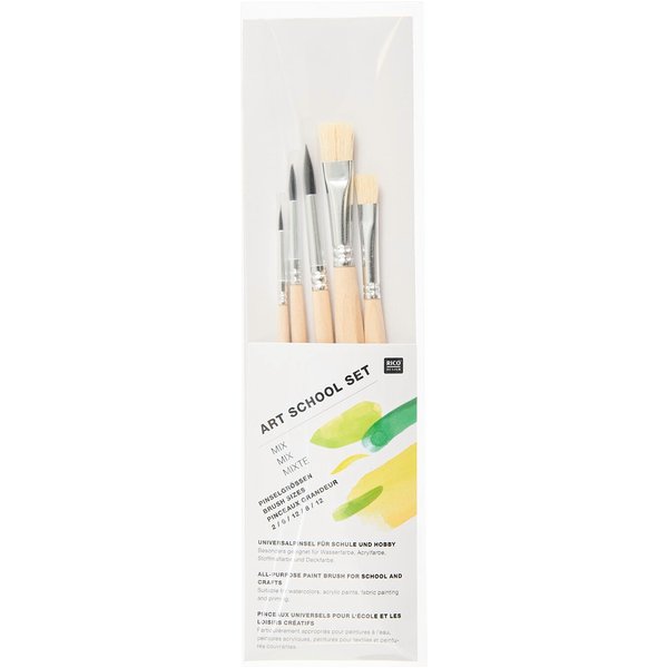 Pinsel Art School Set Mix 5Teilig-image