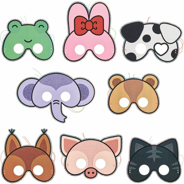 Rico Design Diamond Painting Masken Tiere-image