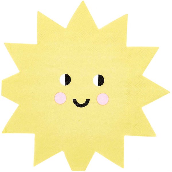 Servietten Sonne 33X33Cm 20 StüCk-image