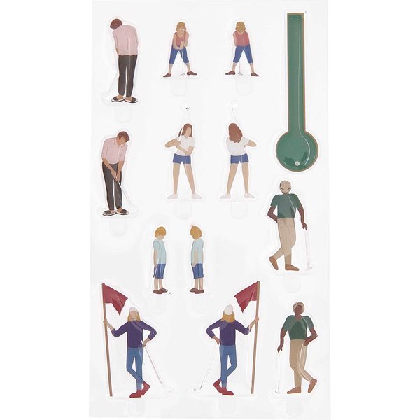 Figurico Gelsticker Golfspieler-image