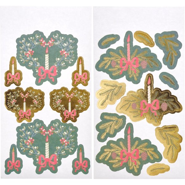 Rico Design Paper Poetry Papiersticker Advent Kerzen/Zweige 4 BöGen-image