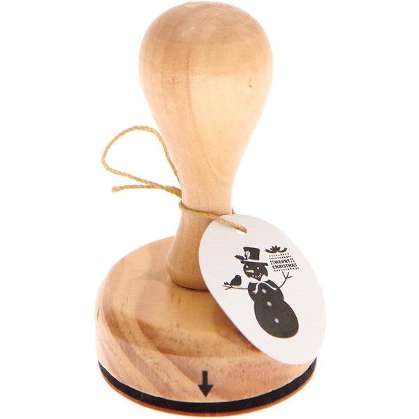 Rico Design Stempel Schneemann 5X7Cm Oval-image