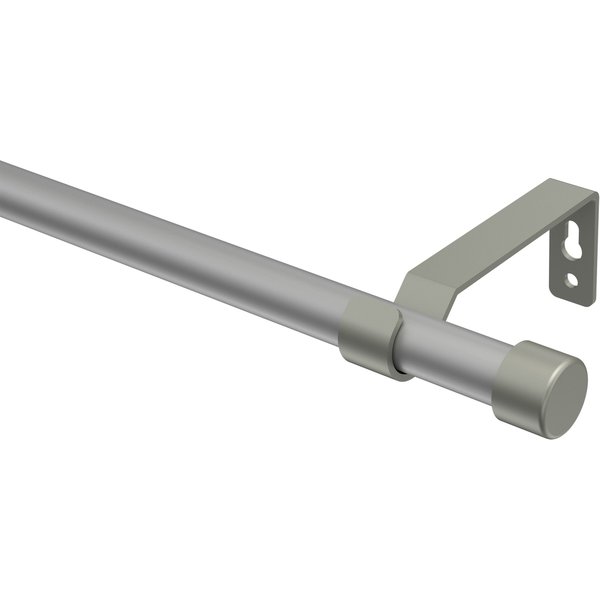 Gardinenstange Silbergrau / Chrom matt, Metall 16 mm Ø Olymp Lucan