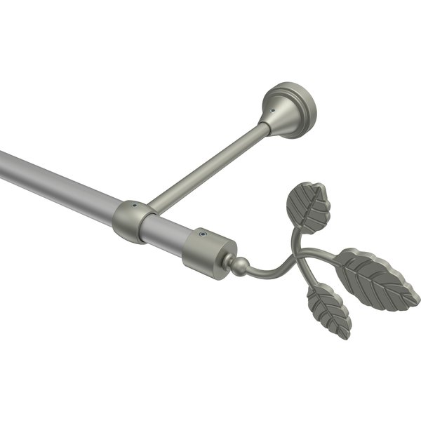 Vorhangstange Silbergrau / Chrom matt, Metall 16 mm Ø Primus Alessia