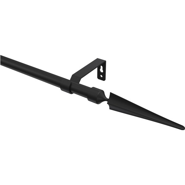 Gardinenstange Schwarz, Metall 16 mm Ø Olymp Lorenzo