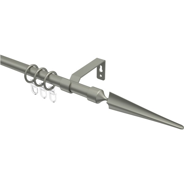 Gardinenstange Chrom matt, Metall 16 mm Ø Olymp Lorenzo