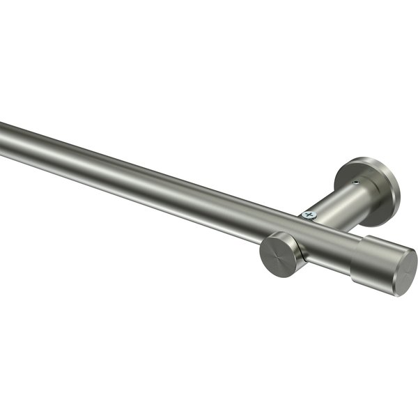 Gardinenstangen Edelstahl-Optik 20 mm Ø Platon Santo