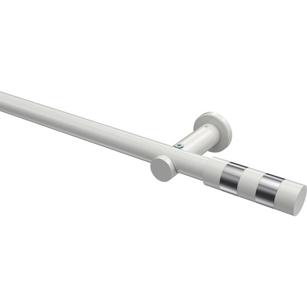 Gardinenstangen Weiß, Metall 20 mm Ø Platon Mavell