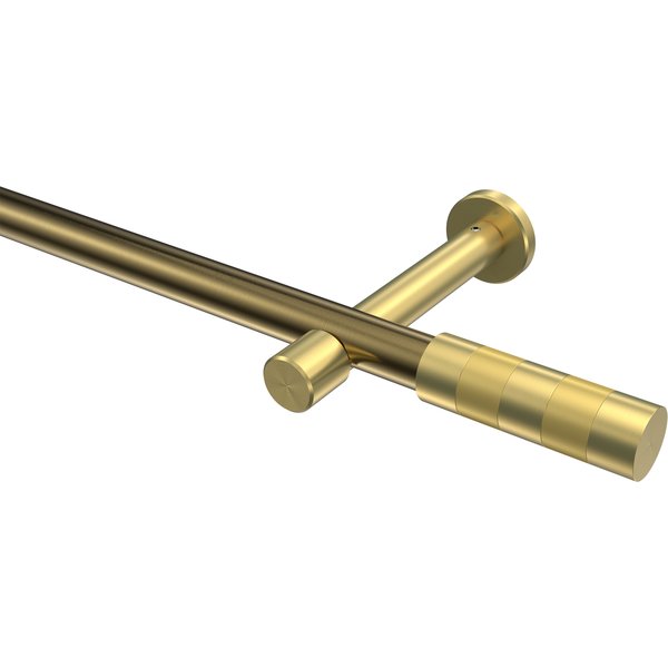 Gardinenstange Messing Antik / Messing-Optik, Metall 20 mm Ø Prestige Mavell