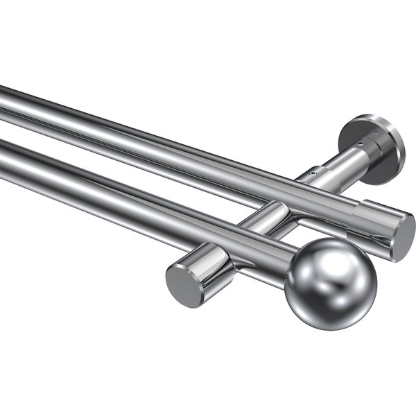 Stilgarnituren Chrom, Metall 20 mm Ø Prestige Luino, zweiläufig