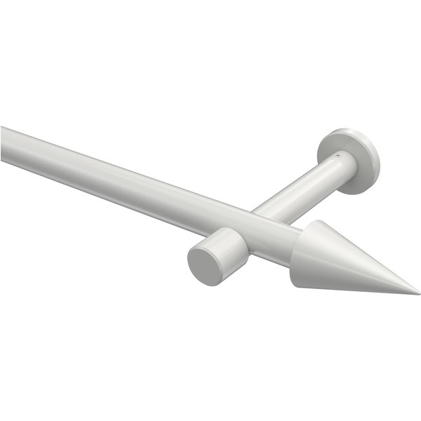 Vorhangstange Weiß, Metall 20 mm Ø Prestige Savio