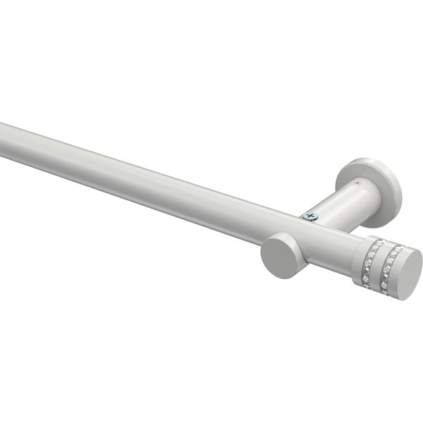 Vorhangstange Weiß, Metall 20 mm Ø Platon Estana