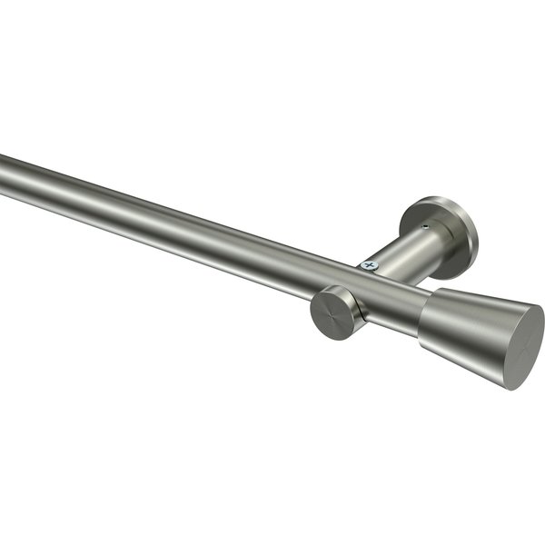 Gardinenstangen Edelstahl-Optik 20 mm Ø Platon Sitra