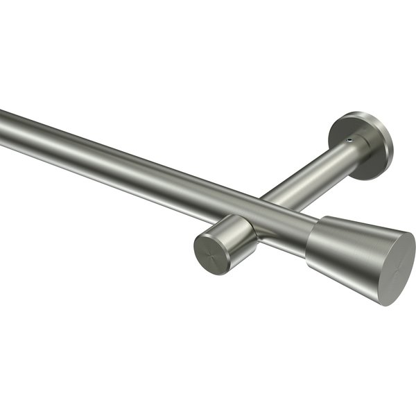 Gardinenstangen Edelstahl-Optik 20 mm Ø Prestige Sitra