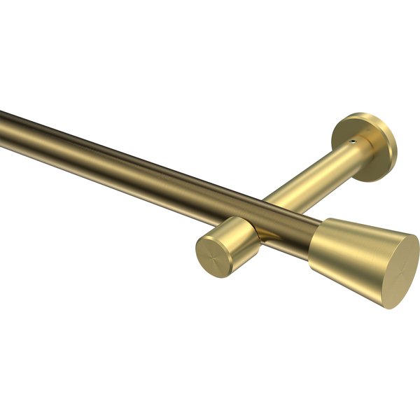 Gardinenstange Messing Antik / Messing-Optik, Metall 20 mm Ø Prestige Sitra