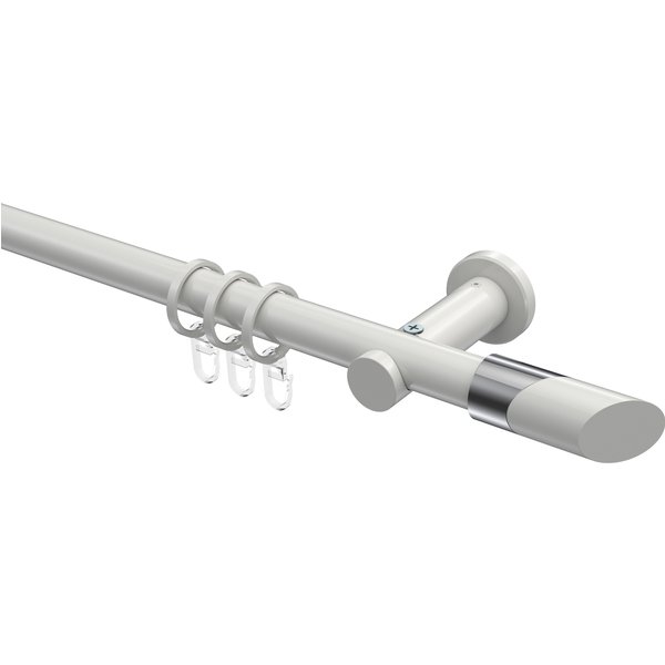 Vorhangstange Weiß, Metall 20 mm Ø Platon Verano