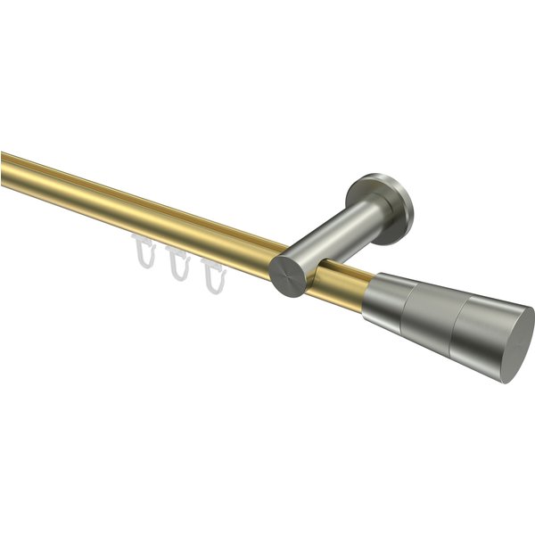 Innenlaufstange Messing-Optik / Edelstahl-Optik 20 mm Ø Platon Tanara